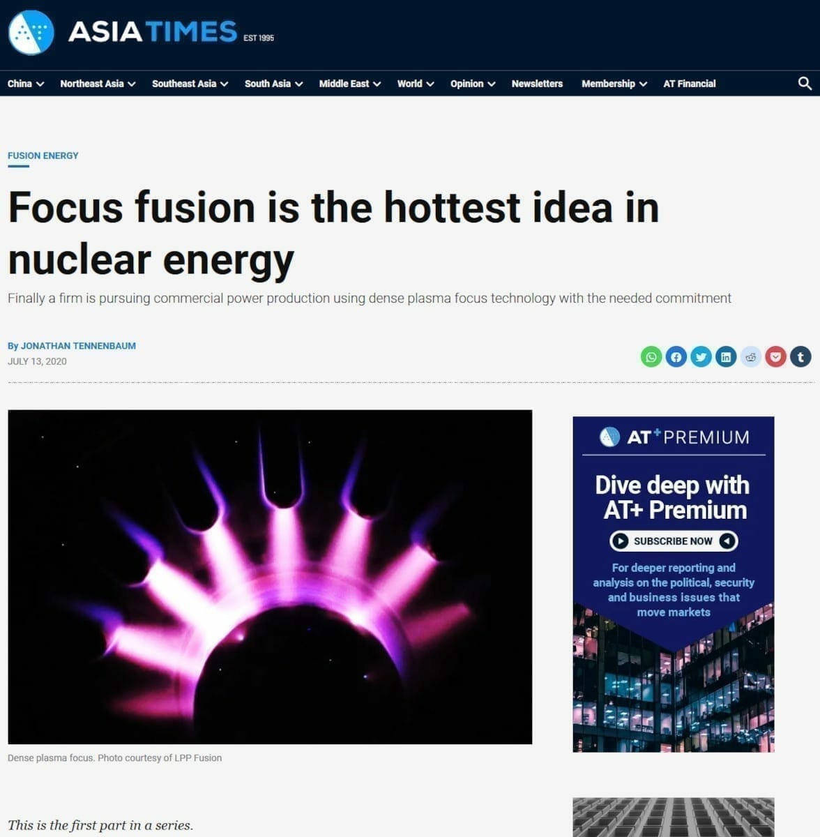 Asia times article | lpp fusion